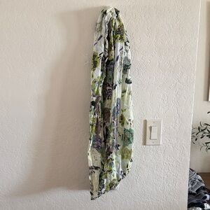 Cost Plus World Market Multicolor Floral Infinity Scarf